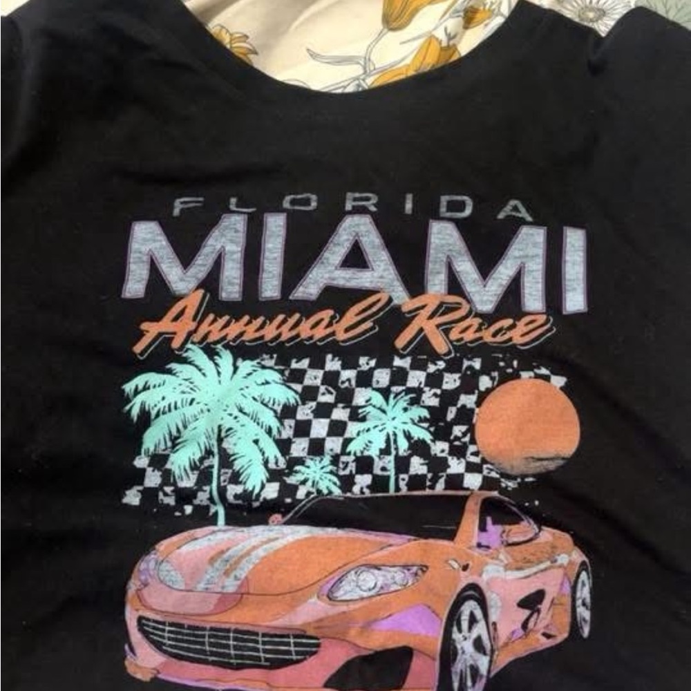 Black Graphic Kids Shirt